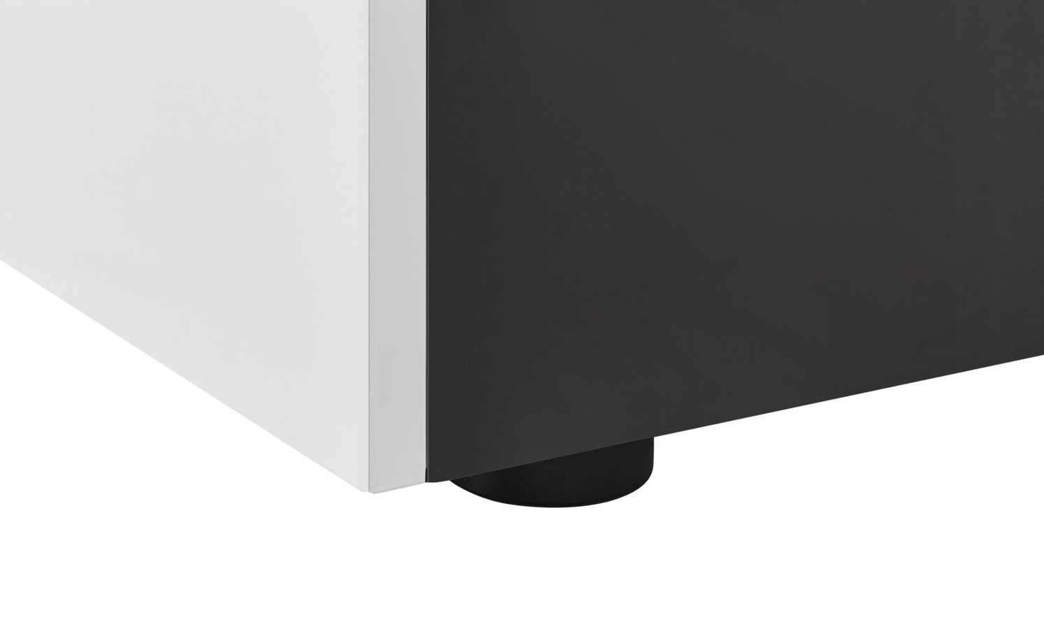 Kommode Vitreo | Anthrazit / Weiß 2 Kommode Vitreo | Anthrazit / Weiß – Bild 2