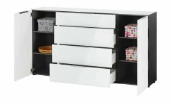Kommode Vitreo | Anthrazit / Weiß 10 Kommode Vitreo | Anthrazit / Weiß -Kommode & Sideboards Verkäufe 13340417 5 201904122112