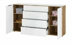 Kommode Vitreo | Eiche Riviera (Nachbildung) / Weiß 8 Kommode Vitreo | Eiche Riviera (Nachbildung) / Weiß -Kommode & Sideboards Verkäufe 13340419 3 202003062237