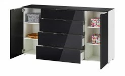 Kommode Vitreo | Weiß / Anthrazit -Kommode & Sideboards Verkäufe 13340420 5 201901170915