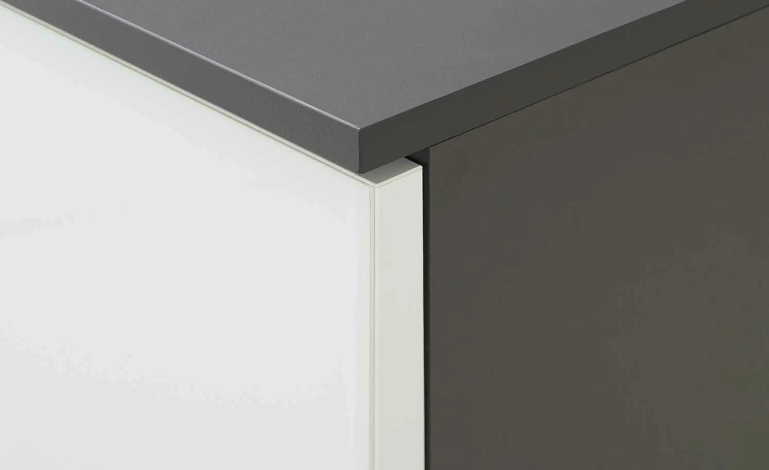 Kommode Vitreo | Anthrazit / Weiß 5 Kommode Vitreo | Anthrazit / Weiß – Bild 5