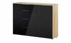 Kommode Vitreo | Eiche Riviera (Nachbildung) / Anthrazit