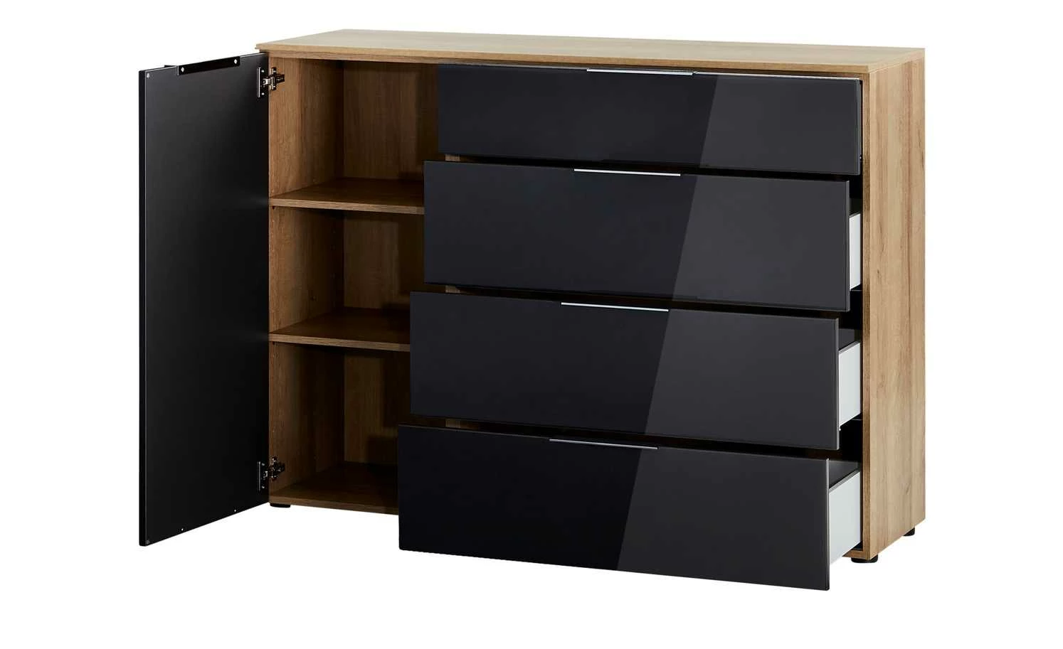 Kommode Vitreo | Eiche Riviera (Nachbildung) / Anthrazit 5 Kommode Vitreo | Eiche Riviera (Nachbildung) / Anthrazit – Bild 5