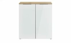 Kommode Vitreo | Eiche Sägerau (Nachbildung) / Weiß glänzend -Kommode & Sideboards Verkäufe 13340434 4 201901221137