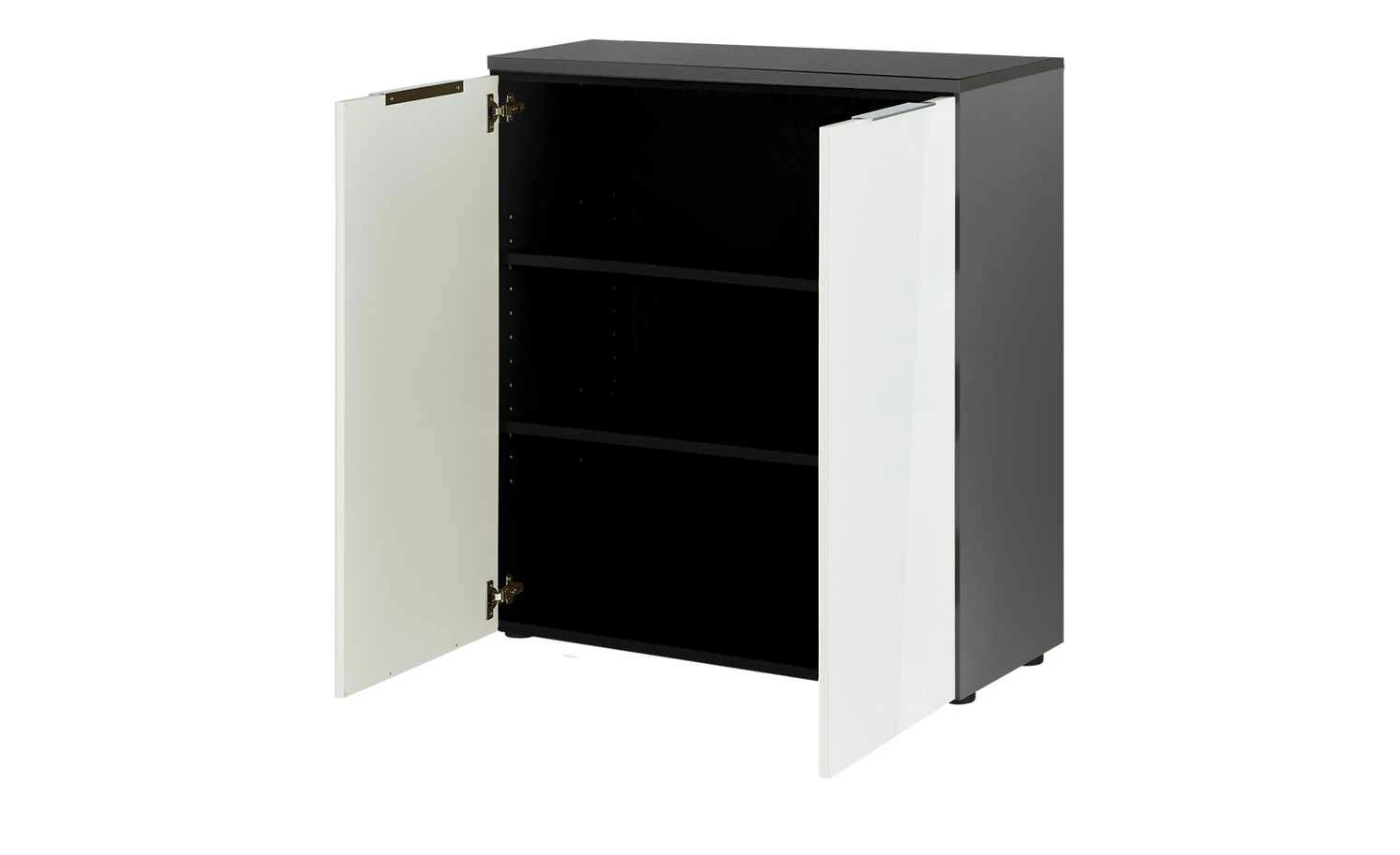 Kommode Vitreo | Anthrazit / Weiß glänzend 2 Kommode Vitreo | Anthrazit / Weiß glänzend – Bild 2