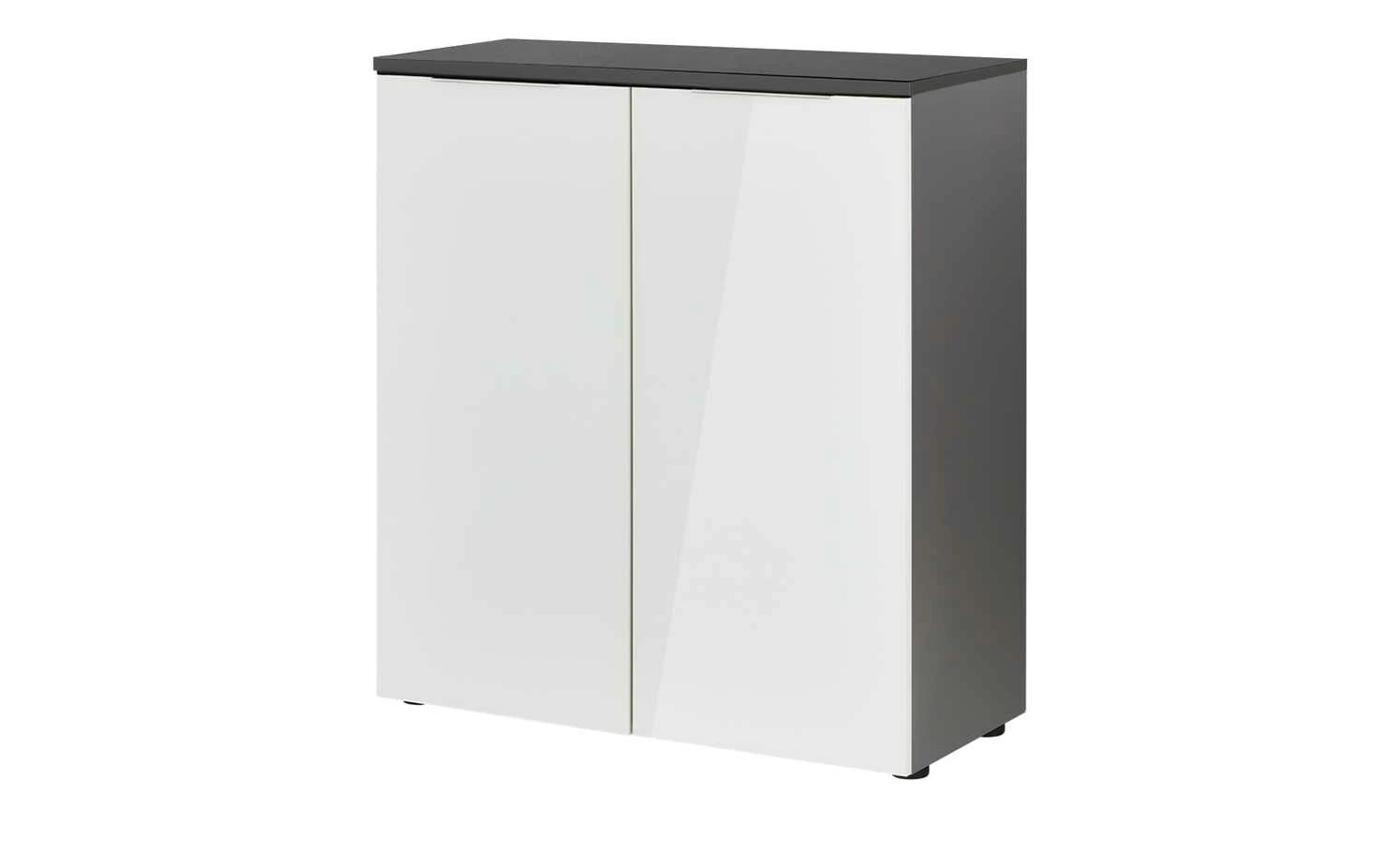Kommode Vitreo | Anthrazit / Weiß glänzend 1 Kommode Vitreo | Anthrazit / Weiß glänzend