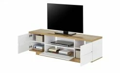 TV-Lowboard Meßbach II | Weiß / Riviera Eiche (Nachbildung) -Kommode & Sideboards Verkäufe 13340452 2 201903160640