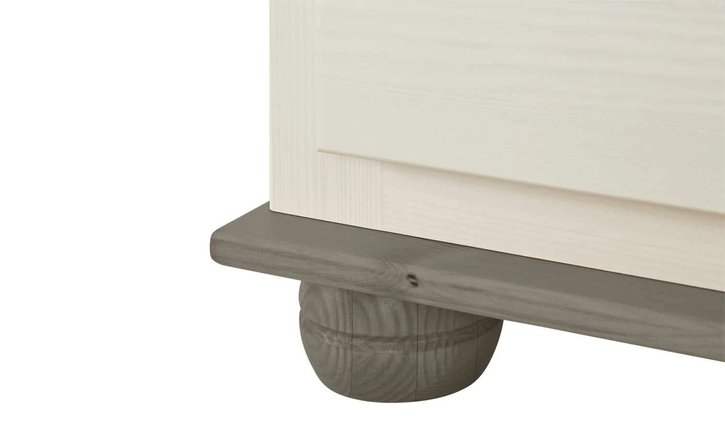 Kommode Bornholm | Kiefer Weiß / Kiefer lavafarben 2 Türen 7 Kommode Bornholm | Kiefer Weiß / Kiefer lavafarben 2 Türen – Bild 7