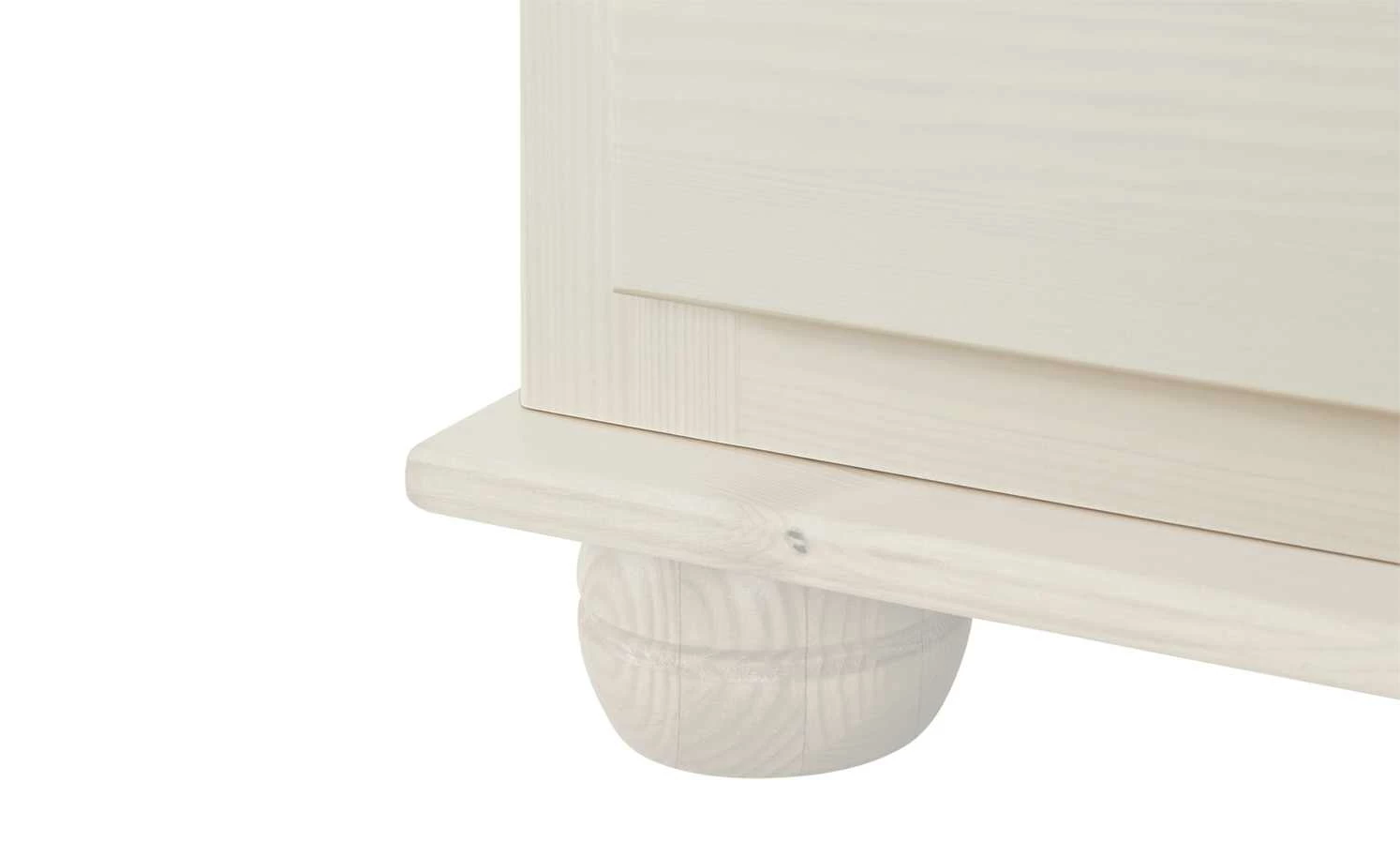 Kommode Bornholm | Kiefer Weiß 2 Türen / 4 Schübe 9 Kommode Bornholm | Kiefer Weiß 2 Türen / 4 Schübe – Bild 9