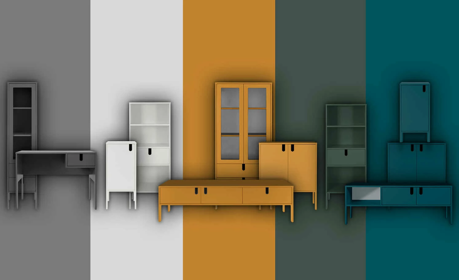 Sideboard Uno | Senfgelb 1 Sideboard Uno | Senfgelb