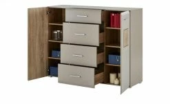 Kommode Cortina | 140|cm Basaltgrau / Hirnholz (Nachbildung) -Kommode & Sideboards Verkäufe 13345407 2 201905152039