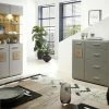Kommode Cortina | 100|cm Basaltgrau / Hirnholz (Nachbildung)