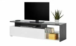 TV-Lowboard Fossoli | Weiß / Eiche Schwarzbraun (Nachbildung) 15 TV-Lowboard Fossoli | Weiß / Eiche Schwarzbraun (Nachbildung) -Kommode & Sideboards Verkäufe 13345672 2 201908152244