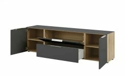 TV-Lowboard Vitreo | Riviera Eiche (Nachbildung) / Anthrazit 180,4|cm 7 TV-Lowboard Vitreo | Riviera Eiche (Nachbildung) / Anthrazit 180,4|cm -Kommode & Sideboards Verkäufe 13345768 4 201911212246