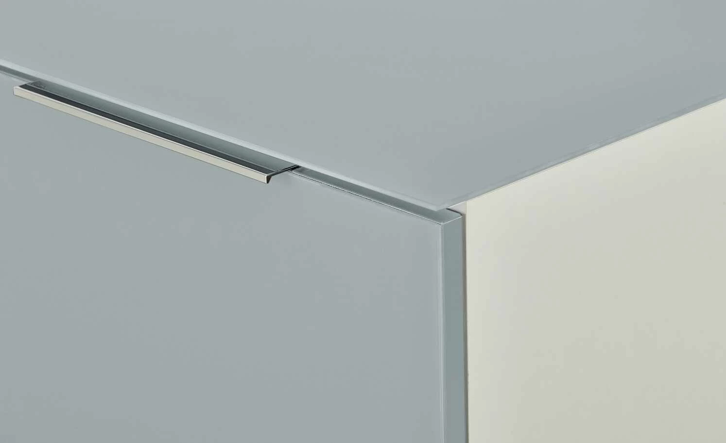 TV-Lowboard Vitreo | Weiß / Seidengrau 180,4|cm 3 TV-Lowboard Vitreo | Weiß / Seidengrau 180,4|cm – Bild 3