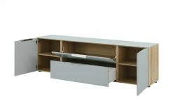 TV-Lowboard Vitreo | Riviera Eiche (Nachbildung) / Seidengrau 180,4|cm -Kommode & Sideboards Verkäufe 13345772 4 201911212246