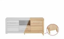 smart Lowboard Oslo | Kernbuche (Nachbildung) / Kernbuche