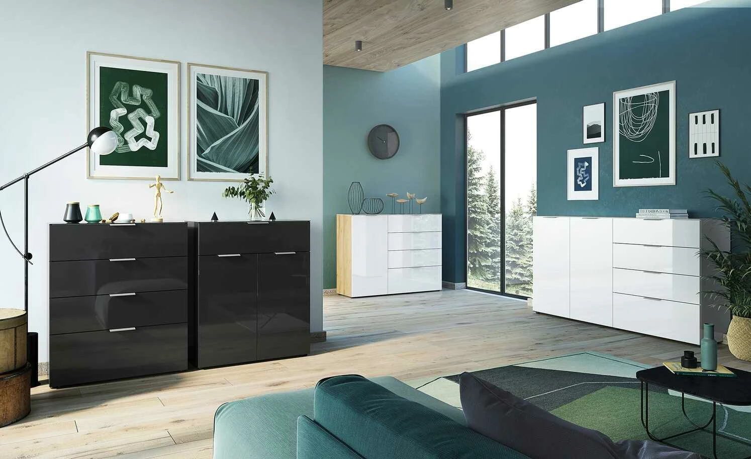 uno Kommode Levi | Schwarz 2 uno Kommode Levi | Schwarz – Bild 2