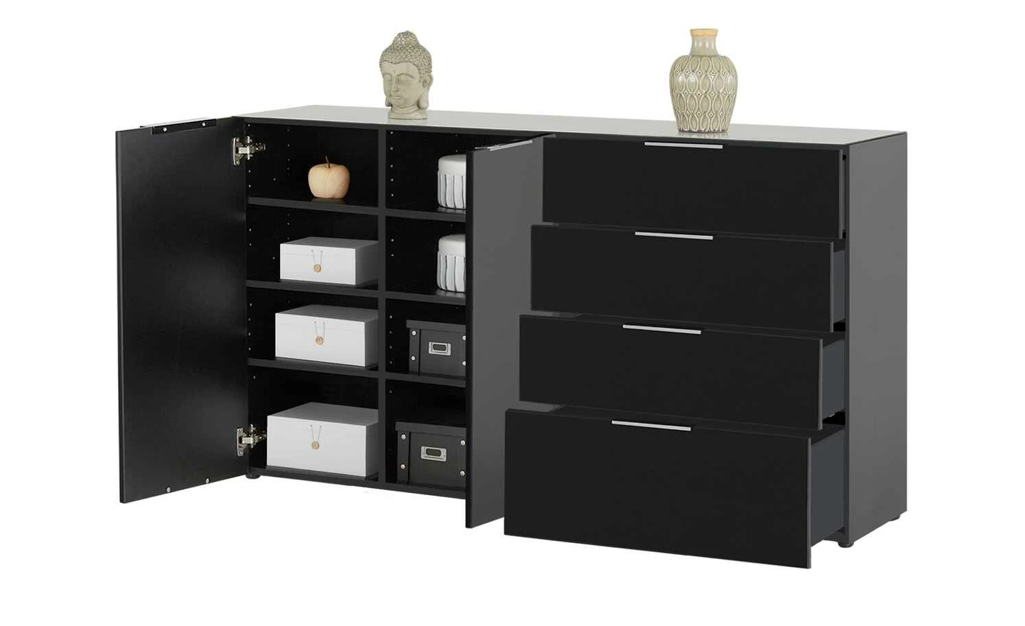 uno Sideboard Levi | Schwarz 3 uno Sideboard Levi | Schwarz – Bild 3
