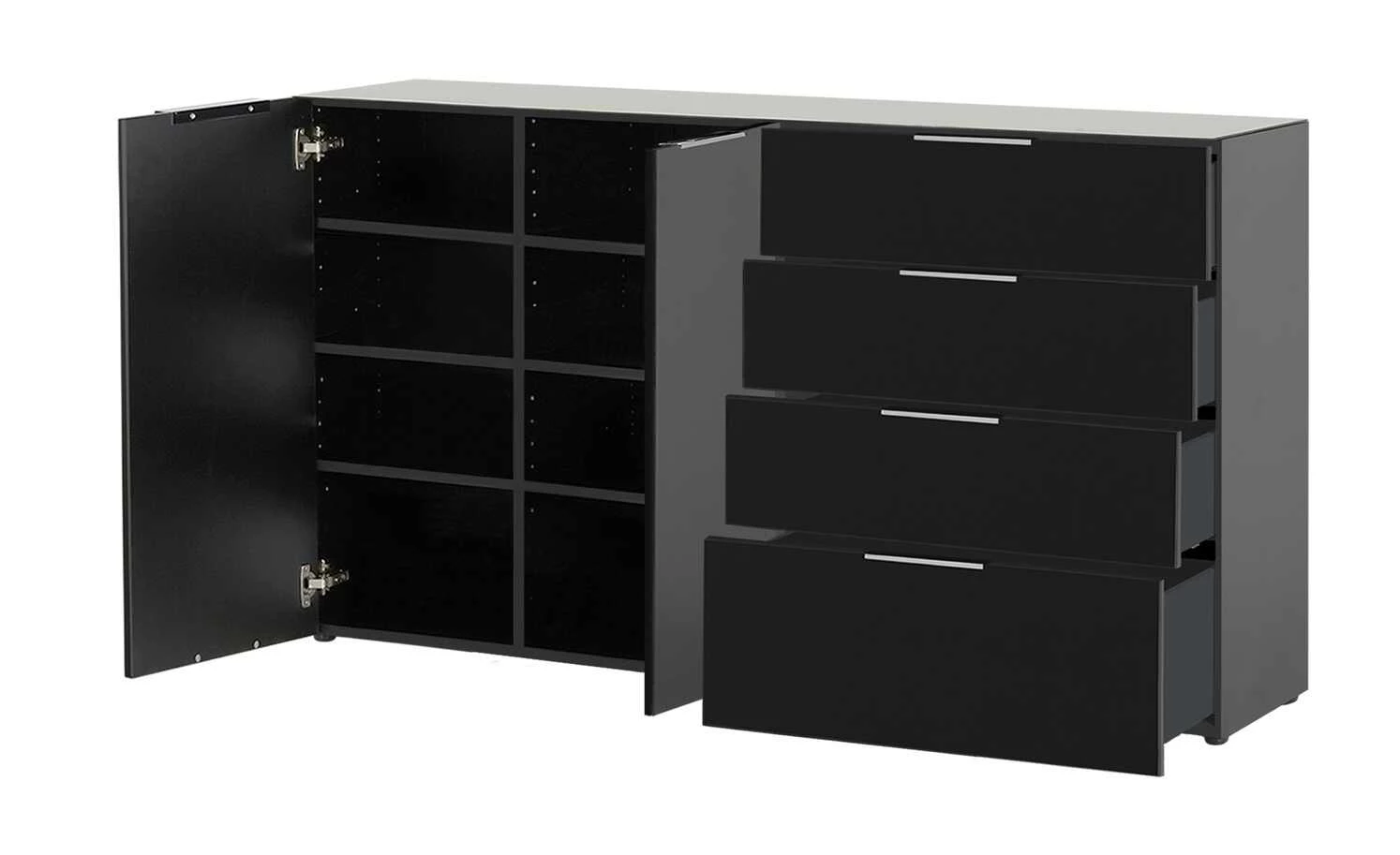 uno Sideboard Levi | Schwarz 4 uno Sideboard Levi | Schwarz – Bild 4