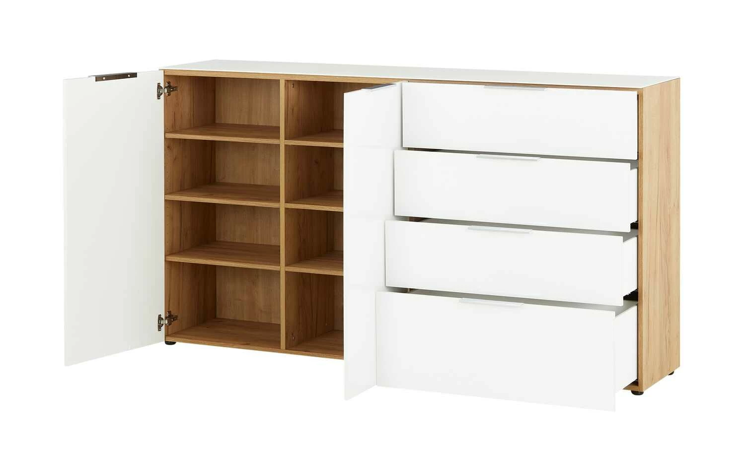 uno Sideboard Levi | Eiche Navarra (Nachbildung) / Weiß 10 uno Sideboard Levi | Eiche Navarra (Nachbildung) / Weiß – Bild 10