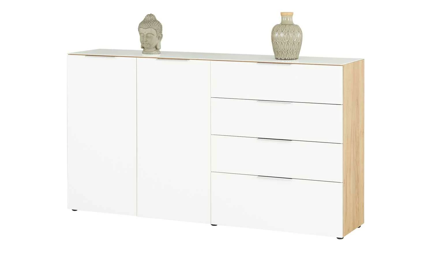 uno Sideboard Levi | Eiche Navarra (Nachbildung) / Weiß 5 uno Sideboard Levi | Eiche Navarra (Nachbildung) / Weiß – Bild 5