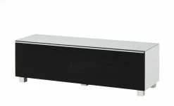 Lowboard Soundbase S | Seidengrau / Schwarz