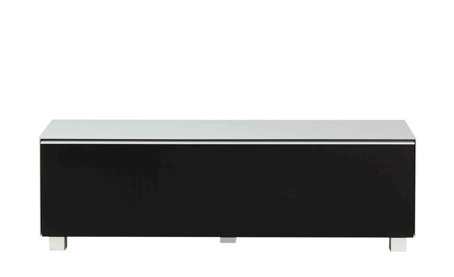 Lowboard Soundbase S | Seidengrau / Schwarz 4 Lowboard Soundbase S | Seidengrau / Schwarz – Bild 4