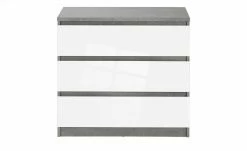 Kommode mit 3 Schüben Nardo | Beton (Nachbildung) / Weiß 70,1|cm -Kommode & Sideboards Verkäufe 13346426 3 202007080902