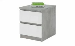 Kommode mit 2 Schüben Nardo | 49,5|cm Beton (Nachbildung) / Weiß -Kommode & Sideboards Verkäufe 13346429 5 202007141519