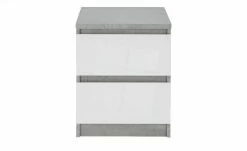 Kommode mit 2 Schüben Nardo | 49,5|cm Beton (Nachbildung) / Weiß -Kommode & Sideboards Verkäufe 13346429 7 202007141519