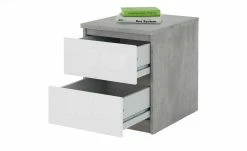 Kommode mit 2 Schüben Nardo | 49,5|cm Beton (Nachbildung) / Weiß -Kommode & Sideboards Verkäufe 13346429 9 202007141519