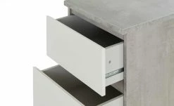 Kommode mit 3 Schüben Nardo | 70,1|cm Beton (Nachbildung) / Weiß -Kommode & Sideboards Verkäufe 13346433 5 202007141519