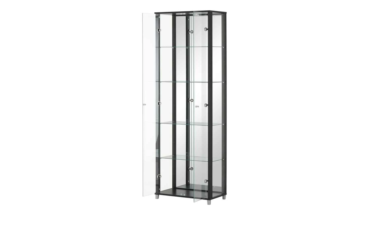 Vitrine Cristal | 2|Stück Schwarzbraun 7 Vitrine Cristal | 2|Stück Schwarzbraun – Bild 7
