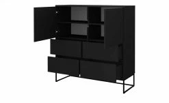 Highboard Linera | Schwarz -Kommode & Sideboards Verkäufe 13346994 2 202103102234