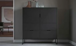 Highboard Linera | Schwarz