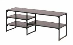 TV-Regal Seano | Esche Schwarz (Nachbildung) / Schwarz