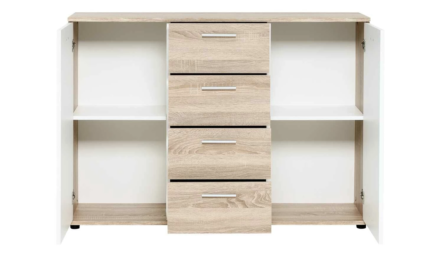 Kommode Jelsi | Eiche Sonoma (Nachbildung) / Weiß 5 Kommode Jelsi | Eiche Sonoma (Nachbildung) / Weiß – Bild 5