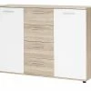 Kommode Jelsi | Eiche Sonoma (Nachbildung) / Weiß