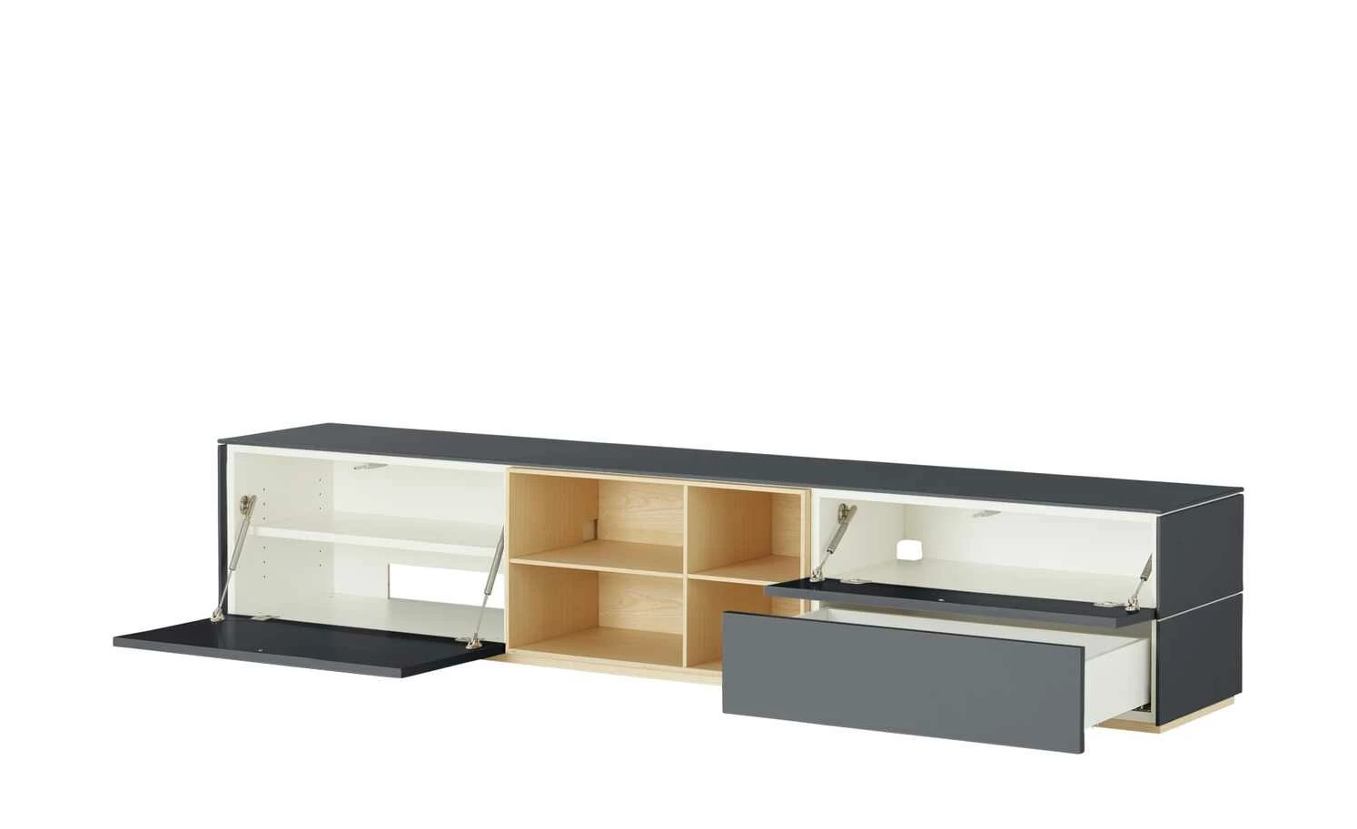 Lowboard Vono 2.0 | Anthrazit / Esche 7 Lowboard Vono 2.0 | Anthrazit / Esche – Bild 7