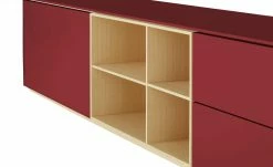 Lowboard Vono 2.0 | Rubinrot / Esche -Kommode & Sideboards Verkäufe 13347524 3 202104192232