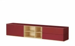 Lowboard Vono 2.0 | Rubinrot / Esche