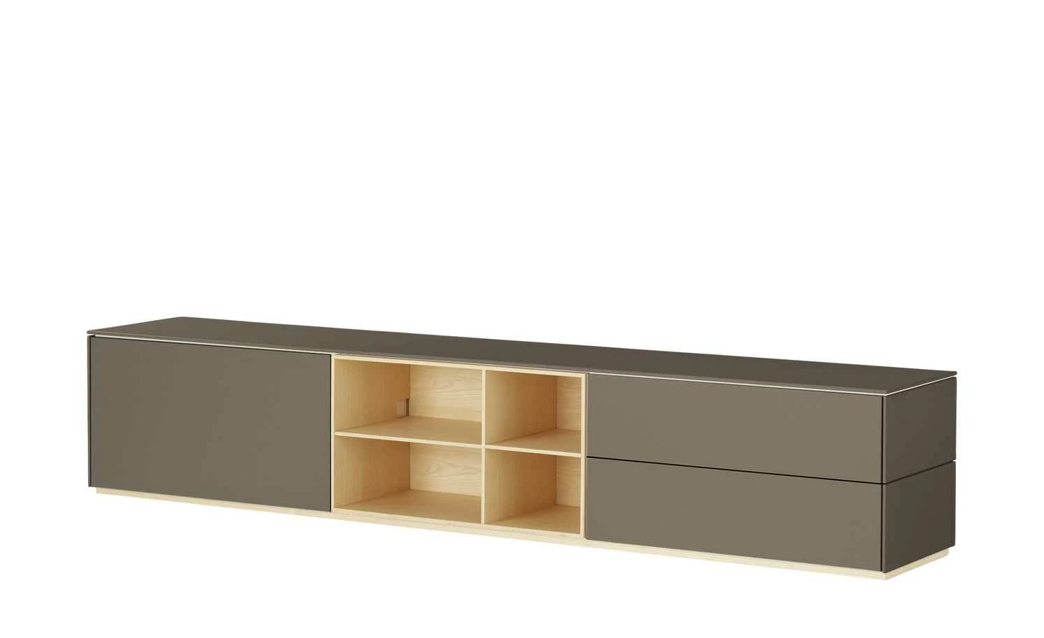 Lowboard Vono 2.0 | Beigegrau / Esche 1 Lowboard Vono 2.0 | Beigegrau / Esche