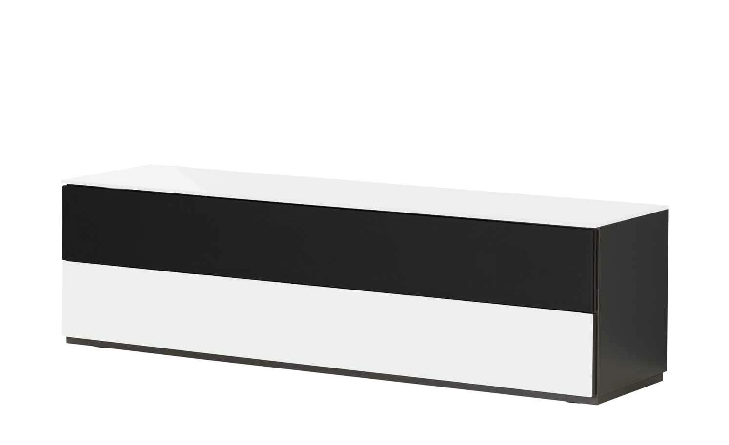 Lowboard Vono 2.0 | Weiß / Schwarz 1 Lowboard Vono 2.0 | Weiß / Schwarz