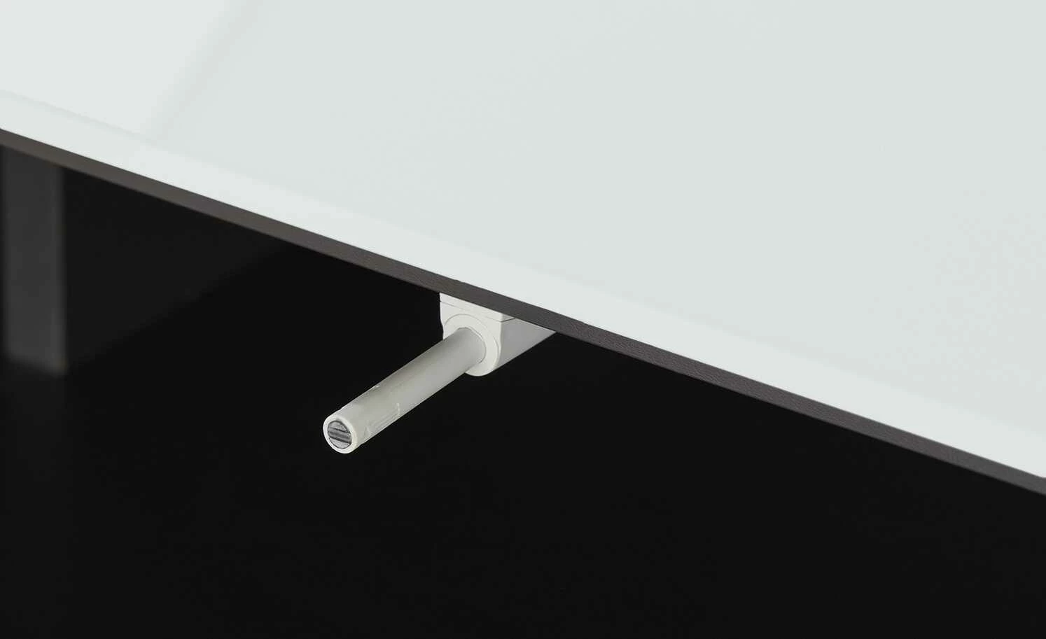 Lowboard Vono 2.0 | Weiß / Schwarz 5 Lowboard Vono 2.0 | Weiß / Schwarz – Bild 5