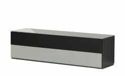 Lowboard Vono 2.0 | Hellgrau / Schwarz