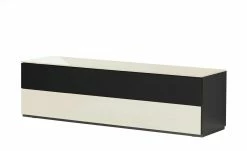 Lowboard Vono 2.0 | Cremeweiß / Schwarz