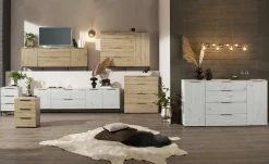 Kommode mit 3 Schüben Vitreo | White Oak (Nachbildung) 3 Schubkästen