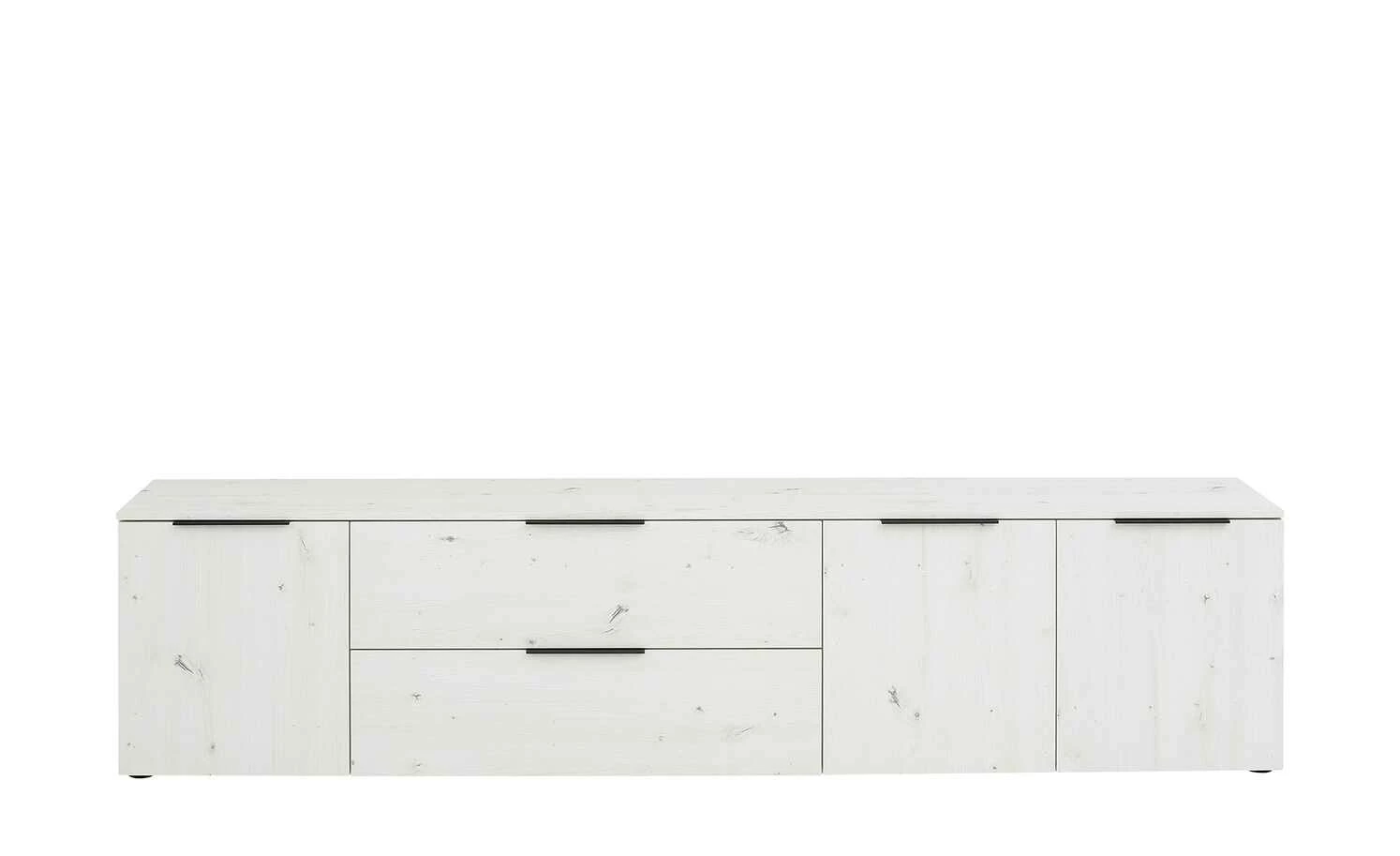 TV-Lowboard Vitreo | White Oak (Nachbildung) 3 Türen, 1 Klappe und 1 Schubkasten 5 TV-Lowboard Vitreo | White Oak (Nachbildung) 3 Türen, 1 Klappe und 1 Schubkasten – Bild 5