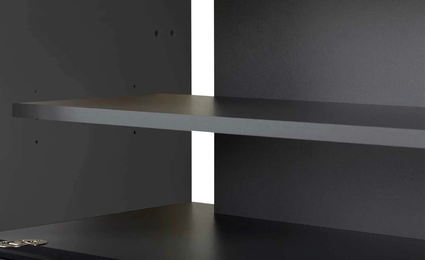 TV-Lowboard Stream | Schwarz / Anthrazit 10 TV-Lowboard Stream | Schwarz / Anthrazit – Bild 10